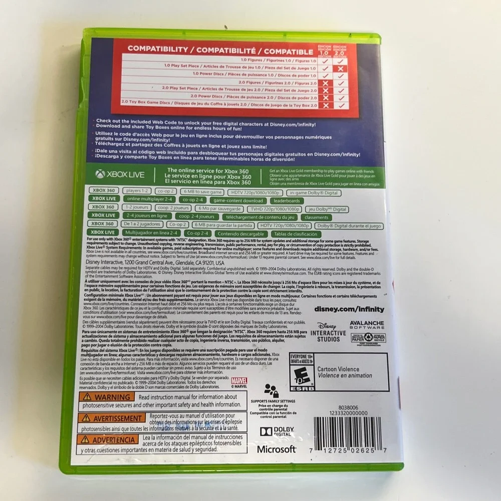 Microsoft Xbox 360 & Xbox One‎ Game Bundle Burnout Disney Dishonored NCAA 10